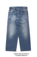VISVIM SOCIAL SCULPTURE 01 EX WIDE DENIM PANTS 0126105005007