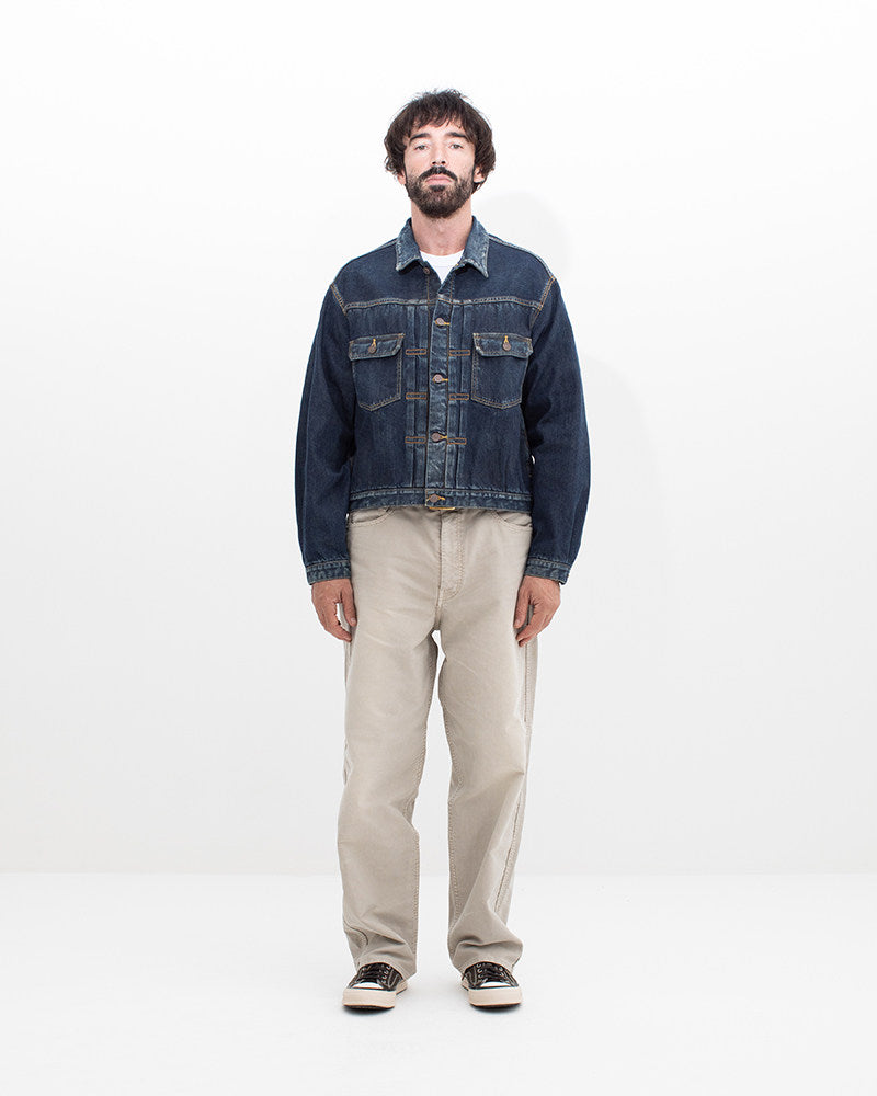 VISVIM SS 101X JKT DMGD MUD OD 0125205006001