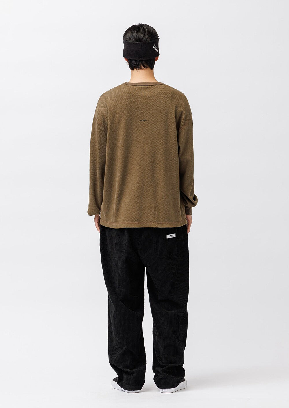 WTAPS WAFFLE STANDARD LS COTTON T-SHIRT 262ATDT-CSM28