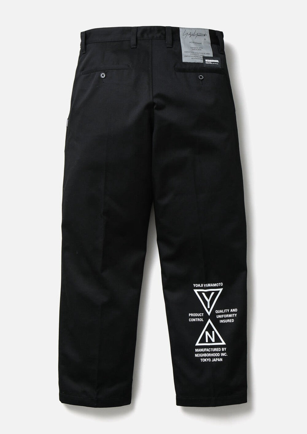 NEIGHBORHOOD x YOHJI YAMAMOTO TUCK PANTS 252ZAYYN-PTM01S