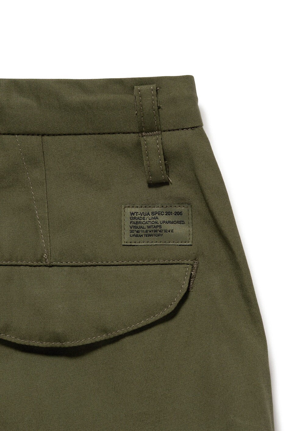 WTAPS MILS0001 SHORTS COTTON CNVS 261WVDT-PTM07