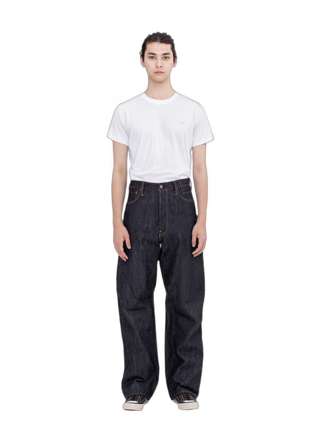 VISVIM SOCIAL SCULPTURE 01 WIDE RAW DENIM PANTS 0126105005001