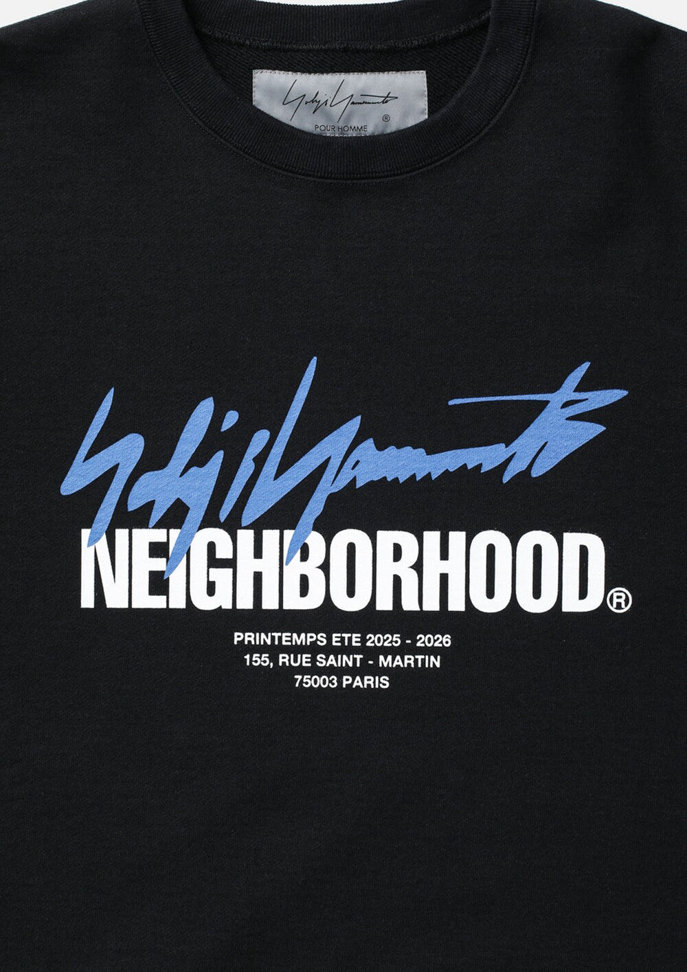 NEIGHBORHOOD x YOHJI YAMAMOTO SWEATSHIRT 252UWYYN-CSM01S