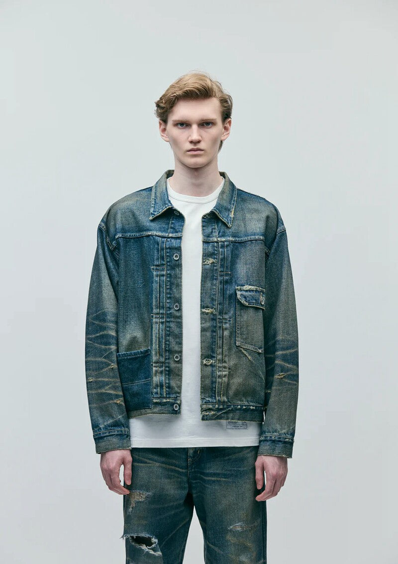 NEIGHBORHOOD SAVAGE DENIM TYPE-1 JACKET 252XBNH-JKM02