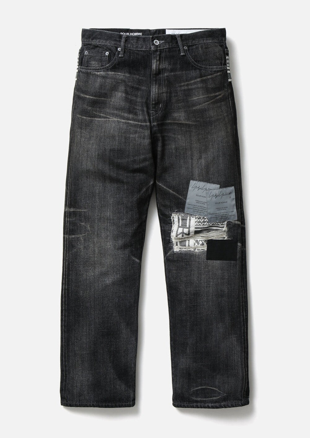 NEIGHBORHOOD x YOHJI YAMAMOTO BASIC DENIM PANTS 252XBYYN-PTM01S