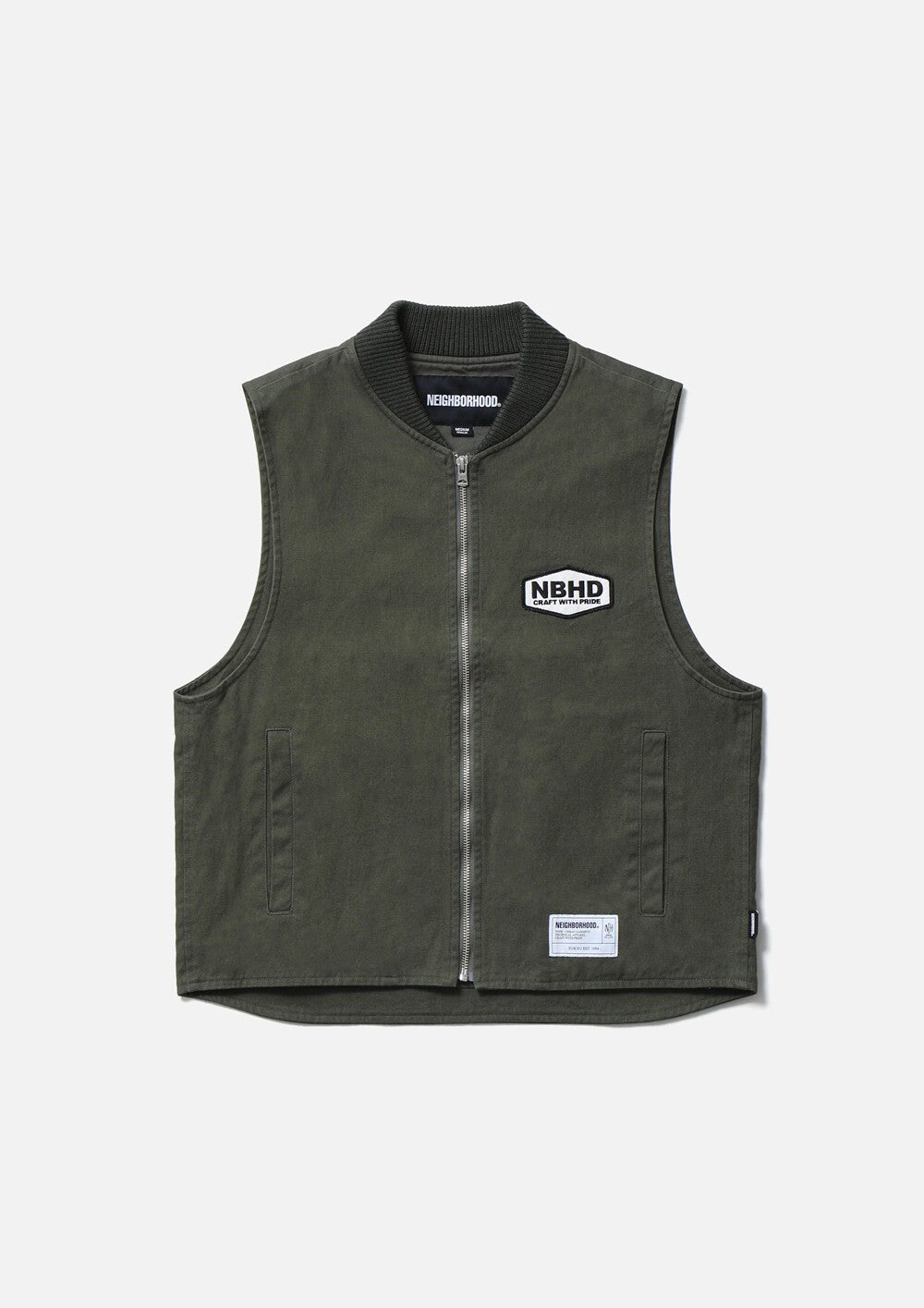 NEIGHBORHOOD ZIP WORK VEST 261TSNH-JKM11