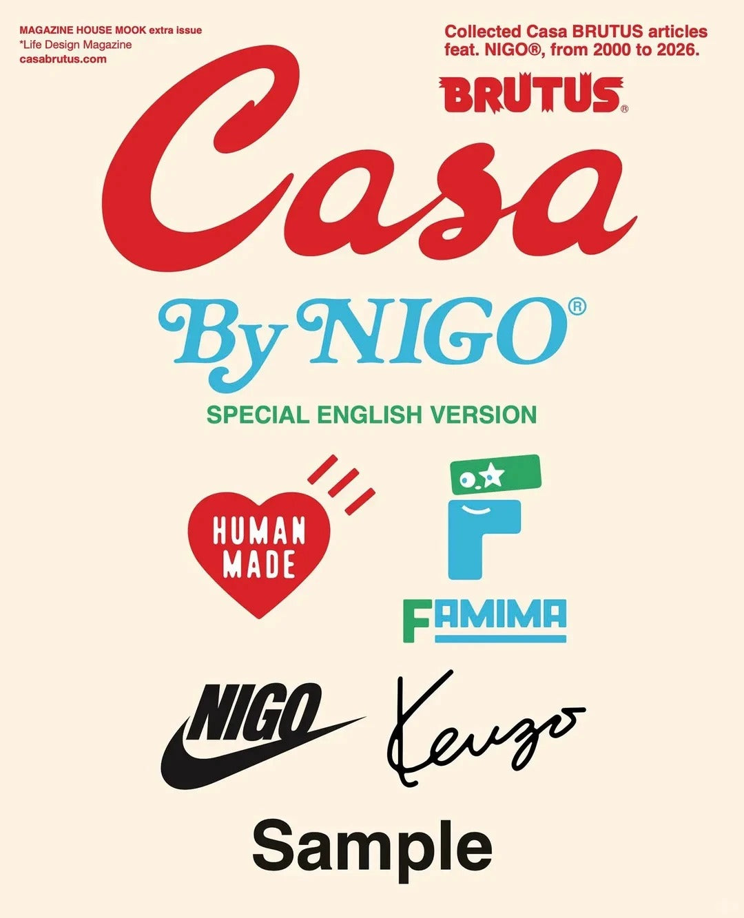HUMAN MADE Casa BRUTUS By NIGO SPECIAL TOTE BAG XX31GD064