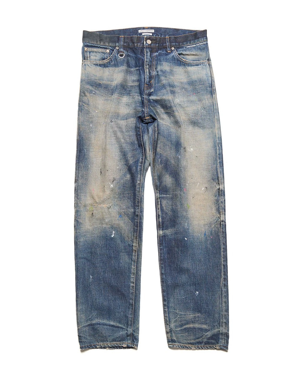 U.E. DAMAGED DENIM REGULAR-FIT JEANS UE-262026