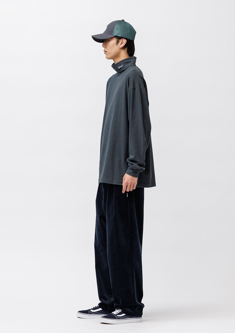 WTAPS WIDE NECK LS CTPL T-SHIRT 262ATDT-CSM26