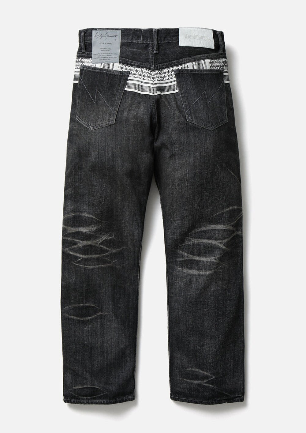 NEIGHBORHOOD x YOHJI YAMAMOTO BASIC DENIM PANTS 252XBYYN-PTM01S