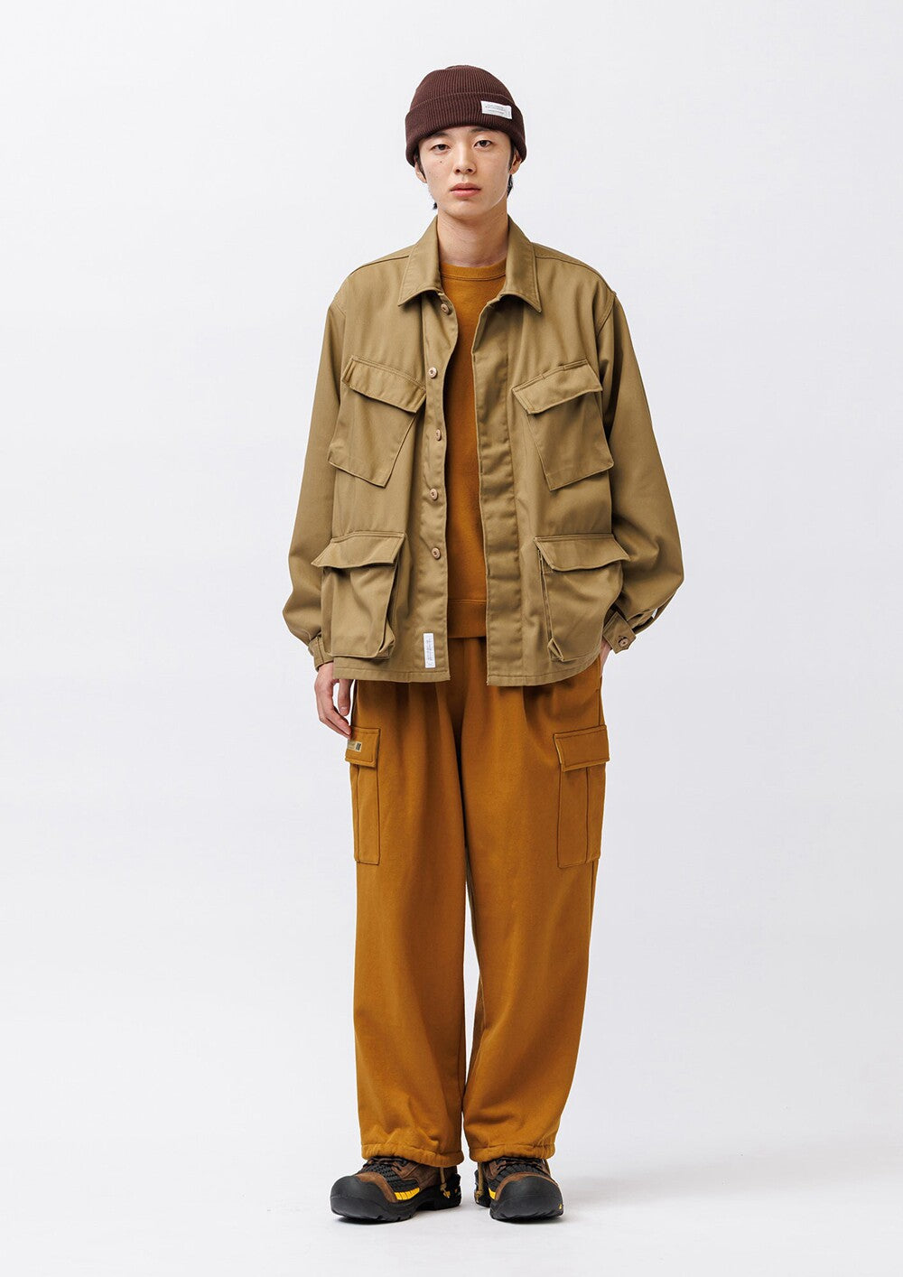 WTAPS JMOD 01 LS CTPL SATIN SHIRT 262WVDT-SHM03