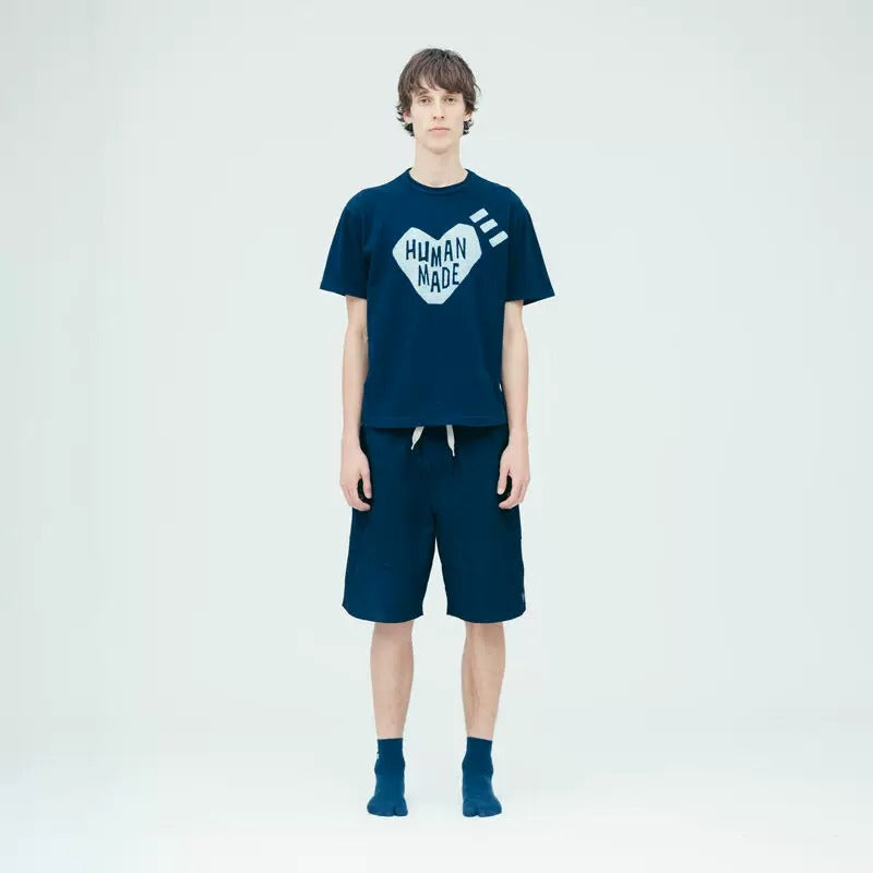 HUMAN MADE NINGENSEI INDIGO SHORTS HM31PT030