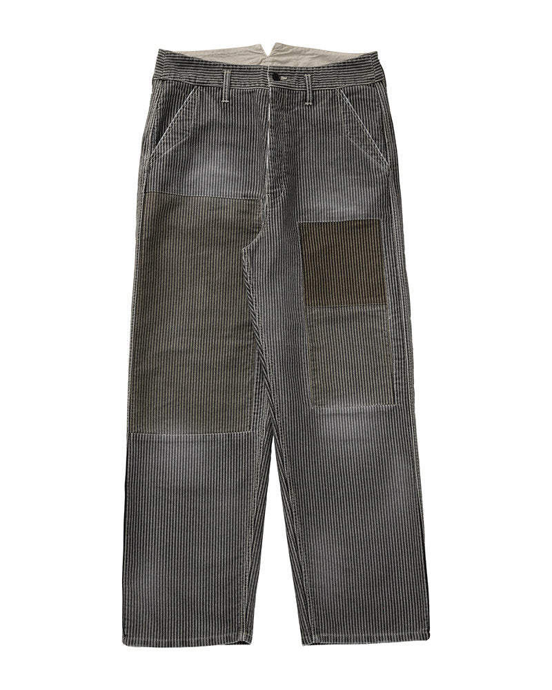 VISVIM PASTORAL PANTS STRIPES MOLESKIN DMGD 0125205008010
