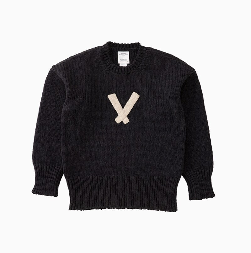 VISVIM LETTERMAN CREW KNIT 0122205012003