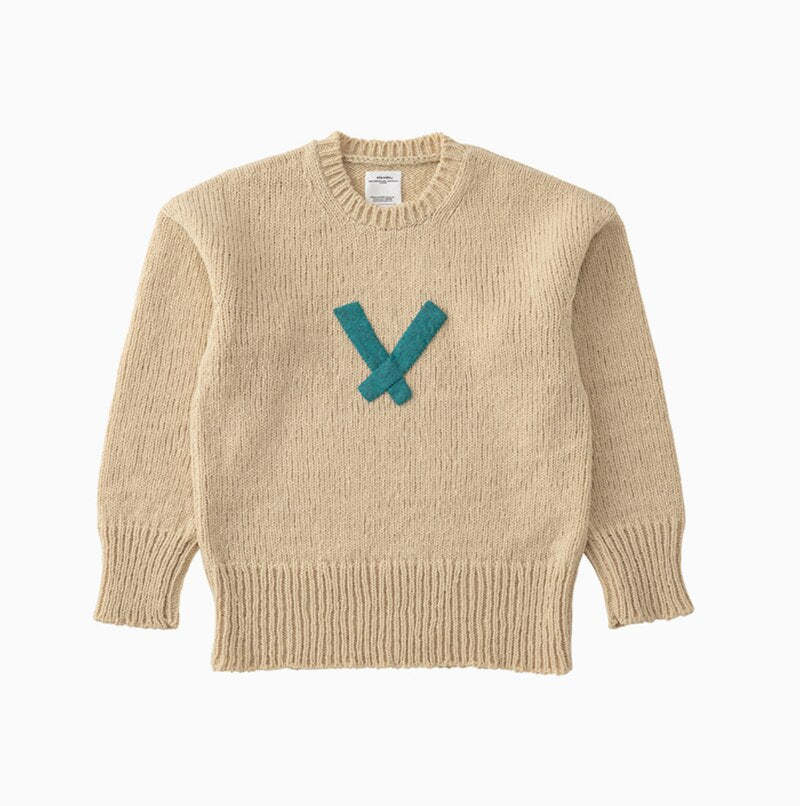 VISVIM LETTERMAN CREW KNIT 0122205012003