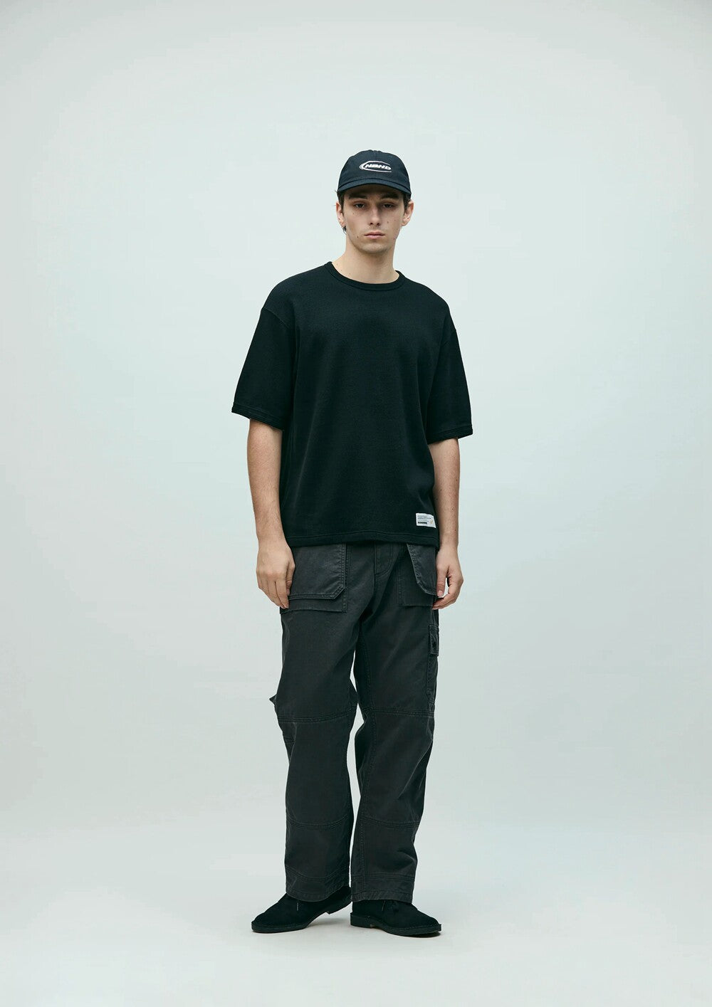 NEIGHBORHOOD HONEYCOMB FABRIC CREWNECK SS 261UWNH-CSM04