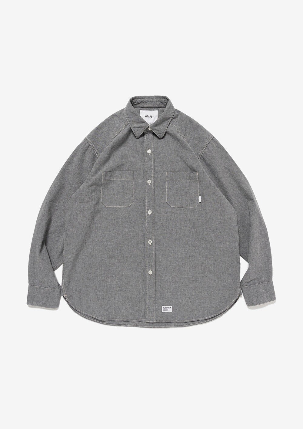 WTAPS CB LS COTTON CHAMBRAY SHIRT 262WVDT-SHM05