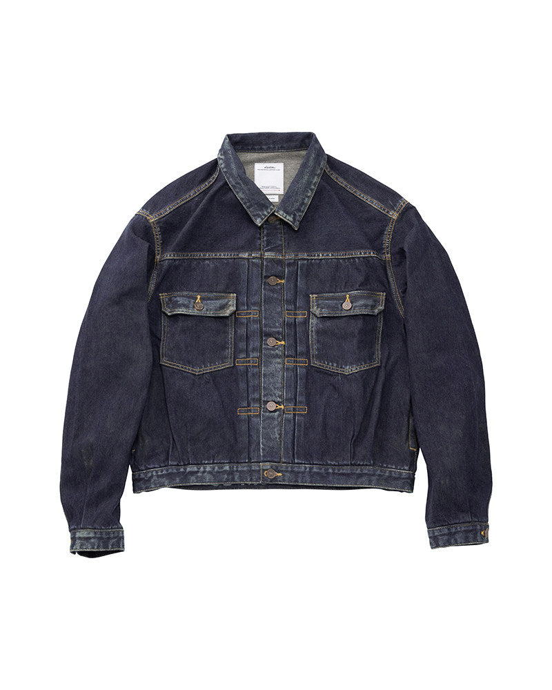 VISVIM SS 101X JKT DMGD MUD OD 0125205006001