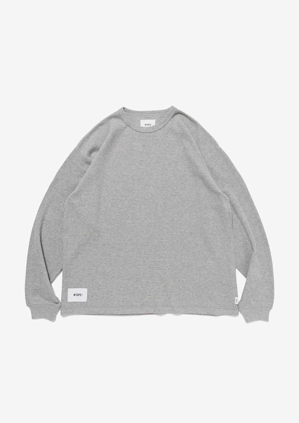 WTAPS WAFFLE STANDARD LS COTTON T-SHIRT 262ATDT-CSM28
