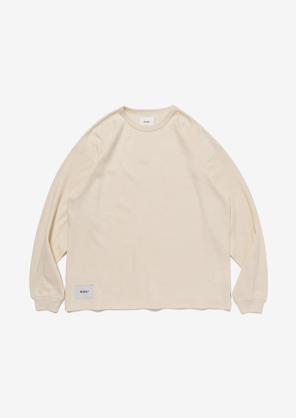 WTAPS WAFFLE STANDARD LS COTTON T-SHIRT 262ATDT-CSM28