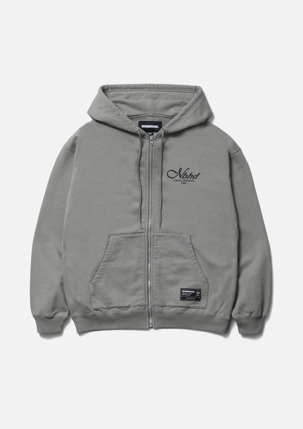 NEIGHBORHOOD STAPLE SWEAT ZIP HOODIE LS 261UWNH-CSM09