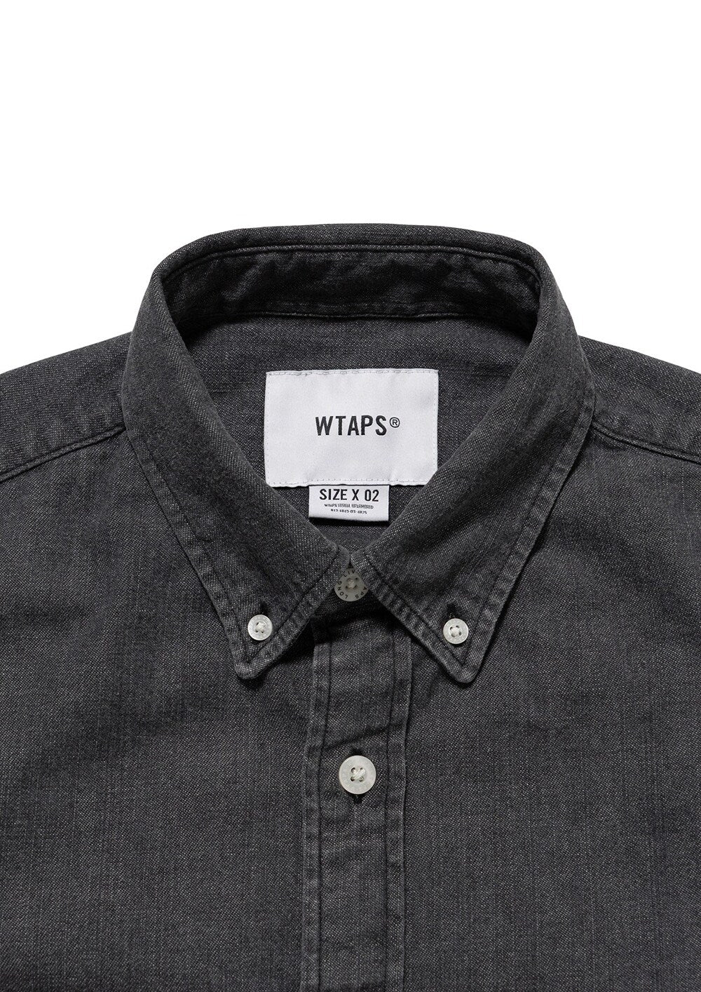WTAPS BD LS 01 LS COTTON DENIM RF SHIRT 262CWDT-SHM01
