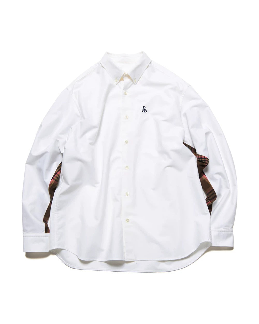 SOPHNET CHECK PANELED B.D SHIRT SPNT-262007