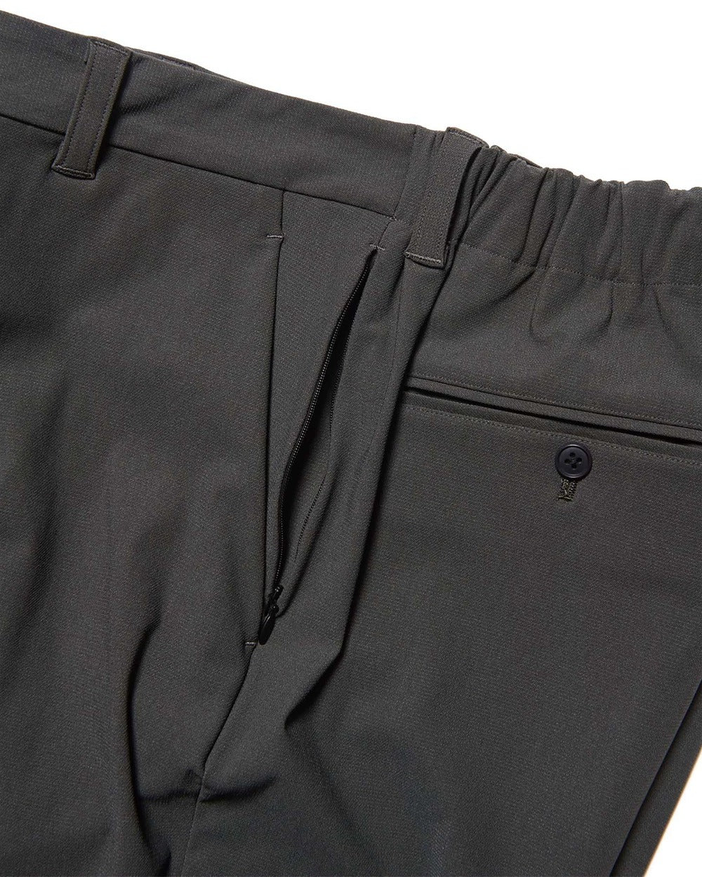 SOPHNET 4-WAY STRETCH SLIM-FIT SHIRRING SLACKS SPNT-262057