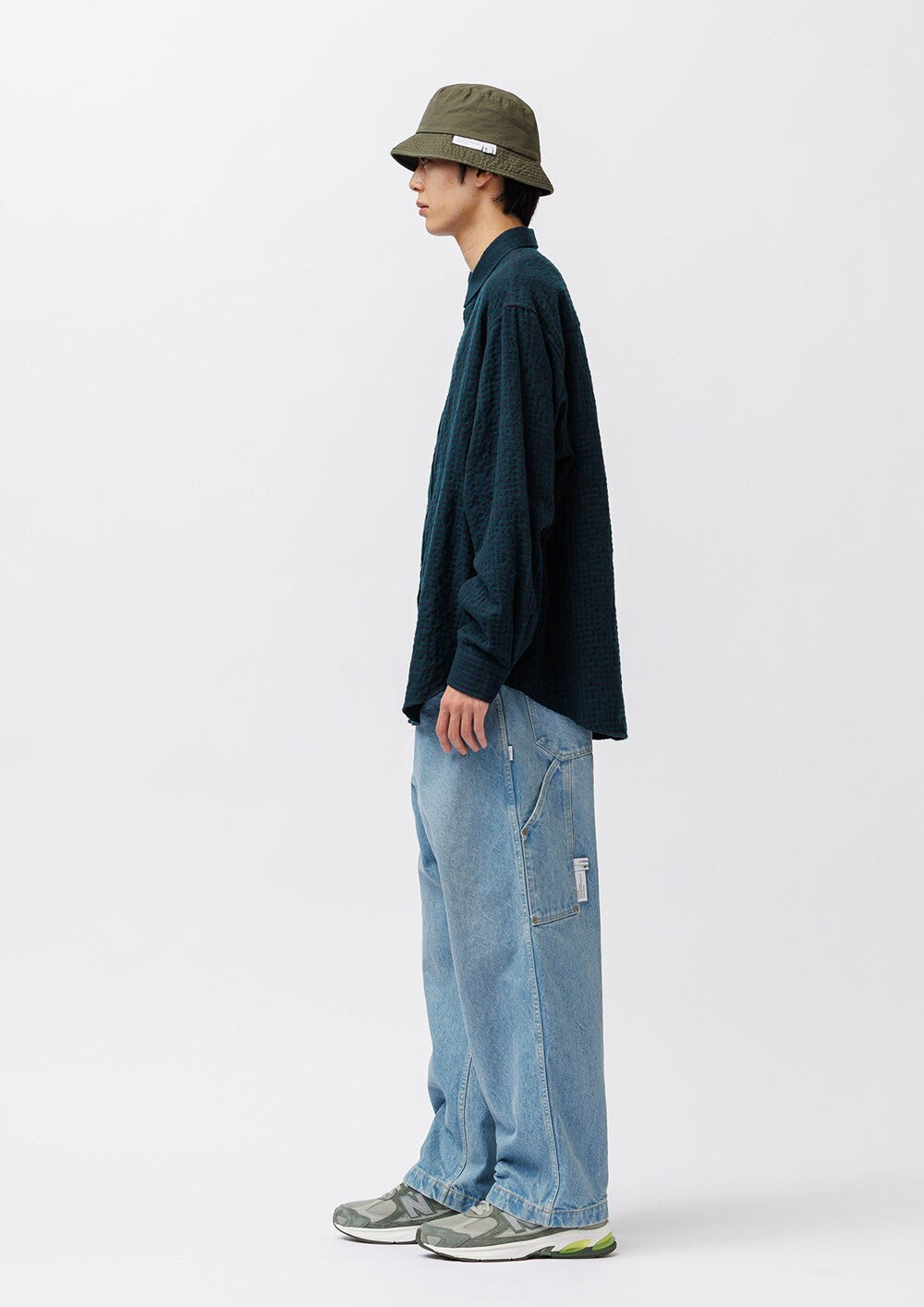 WTAPS TXT 04 LS CTWO TWEED TEXTILE SHIRT 262TQDT-SHM05