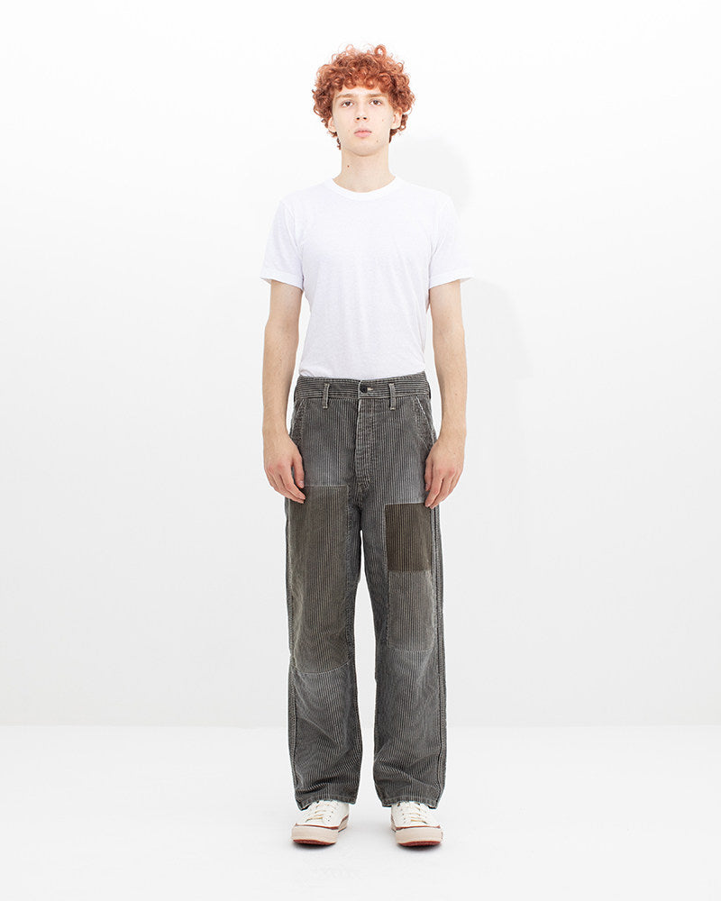 VISVIM PASTORAL PANTS STRIPES MOLESKIN DMGD 0125205008010
