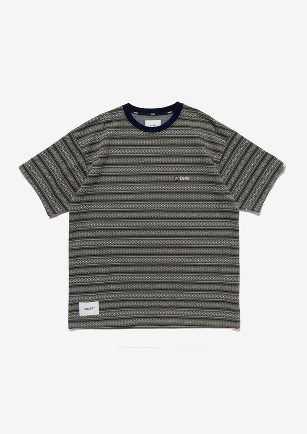 WTAPS BDY 02 SS JACQUARD T-SHIRT 261ATDT-CSM24