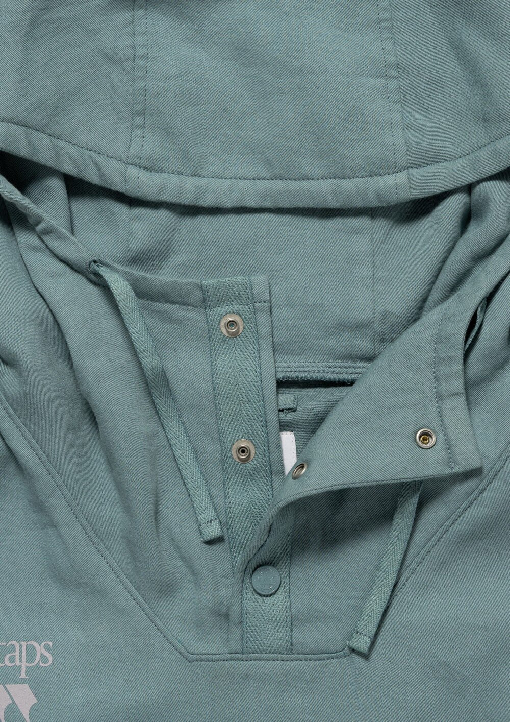 WTAPS CHAMBER TWILL HOODED PULLOVER SHIRT 261CWDT-SHM04