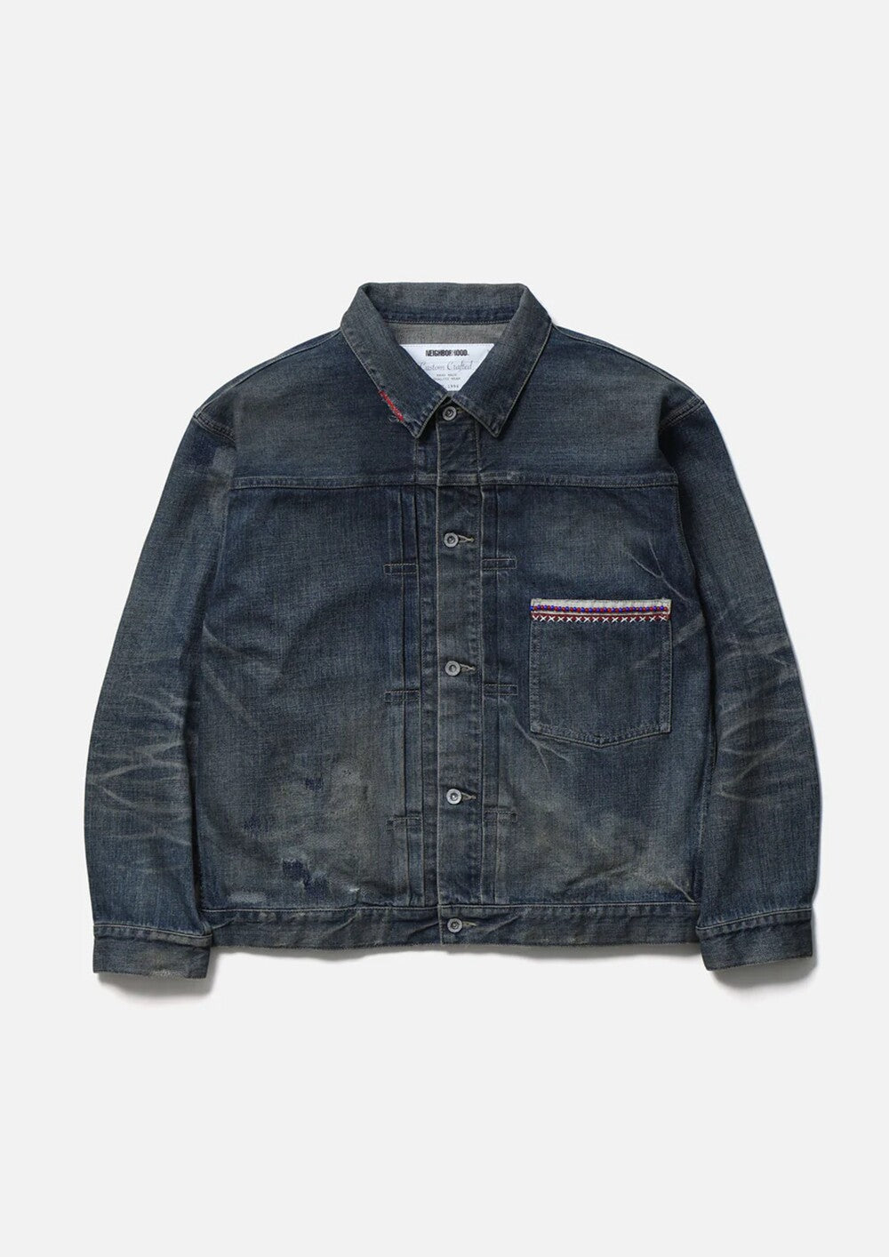 NEIGHBORHOOD SAVAGE DENIM TYPE-1 JACKET 261XBNH-JKM01