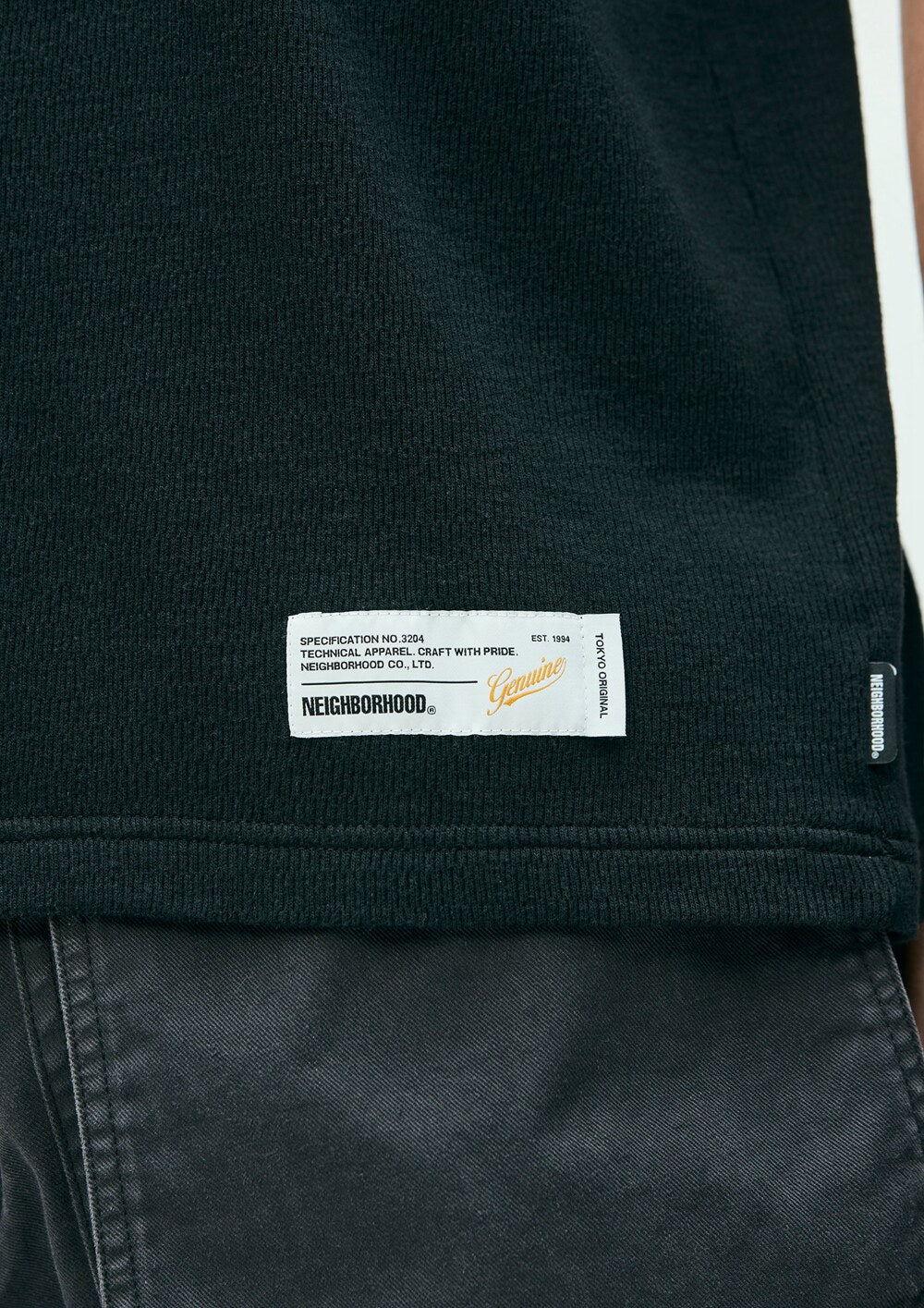 NEIGHBORHOOD HONEYCOMB FABRIC CREWNECK SS 261UWNH-CSM04