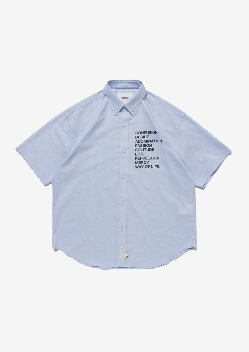 WTAPS BD SS CTPL OXFORD SHIRT 261CWDT-SHM05