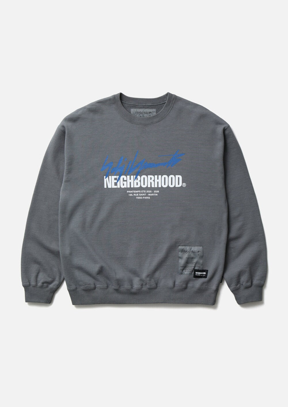 NEIGHBORHOOD x YOHJI YAMAMOTO SWEATSHIRT 252UWYYN-CSM01S