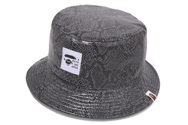 BAPE SNAKE REVERSIBLE BUCKET HAT 1I80-181-001