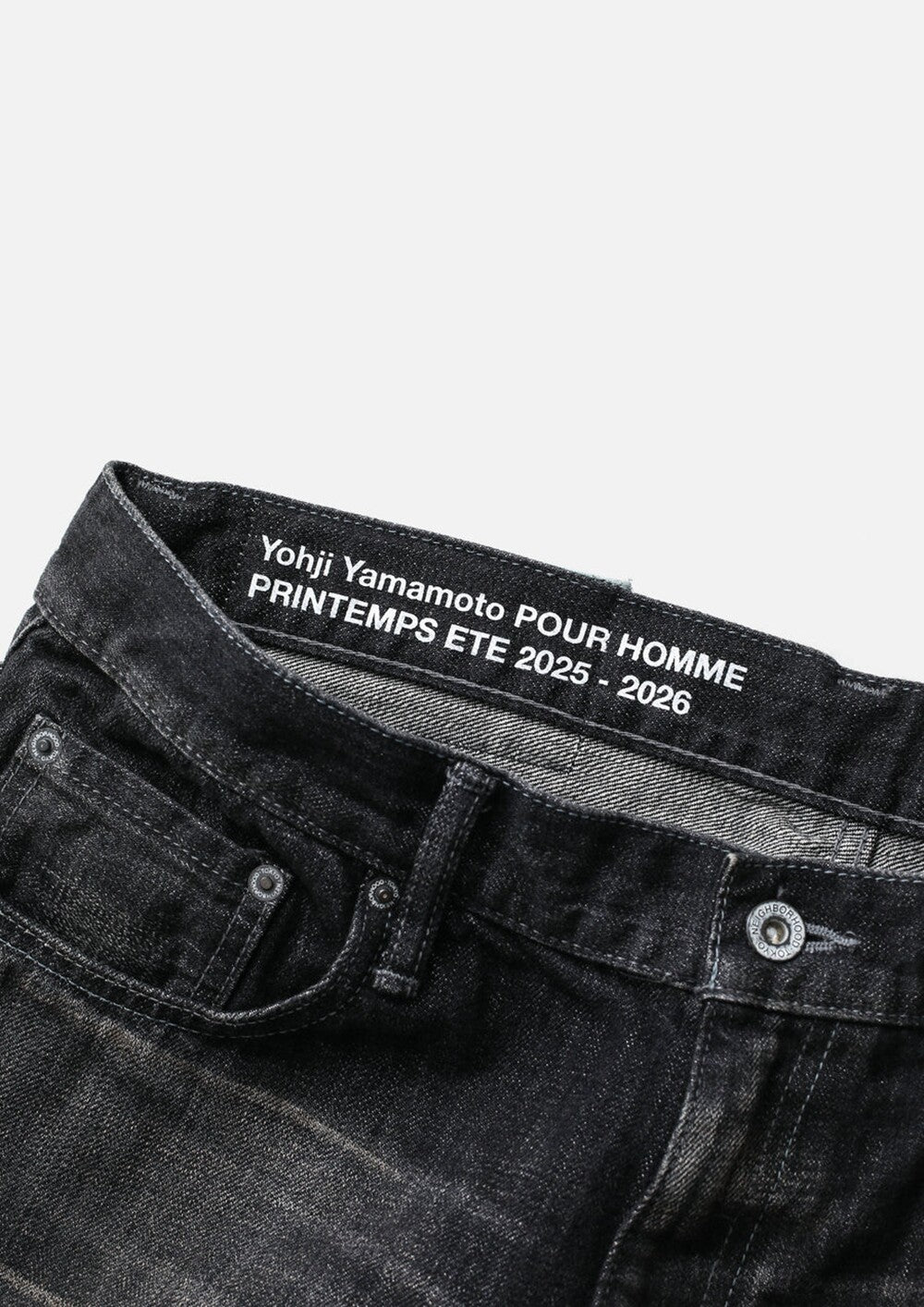 NEIGHBORHOOD x YOHJI YAMAMOTO BASIC DENIM PANTS 252XBYYN-PTM01S