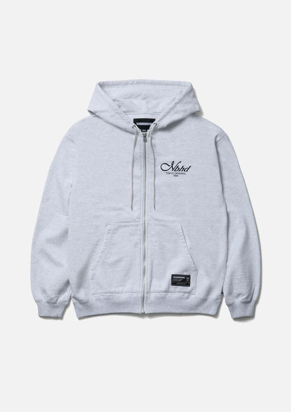 NEIGHBORHOOD STAPLE SWEAT ZIP HOODIE LS 261UWNH-CSM09