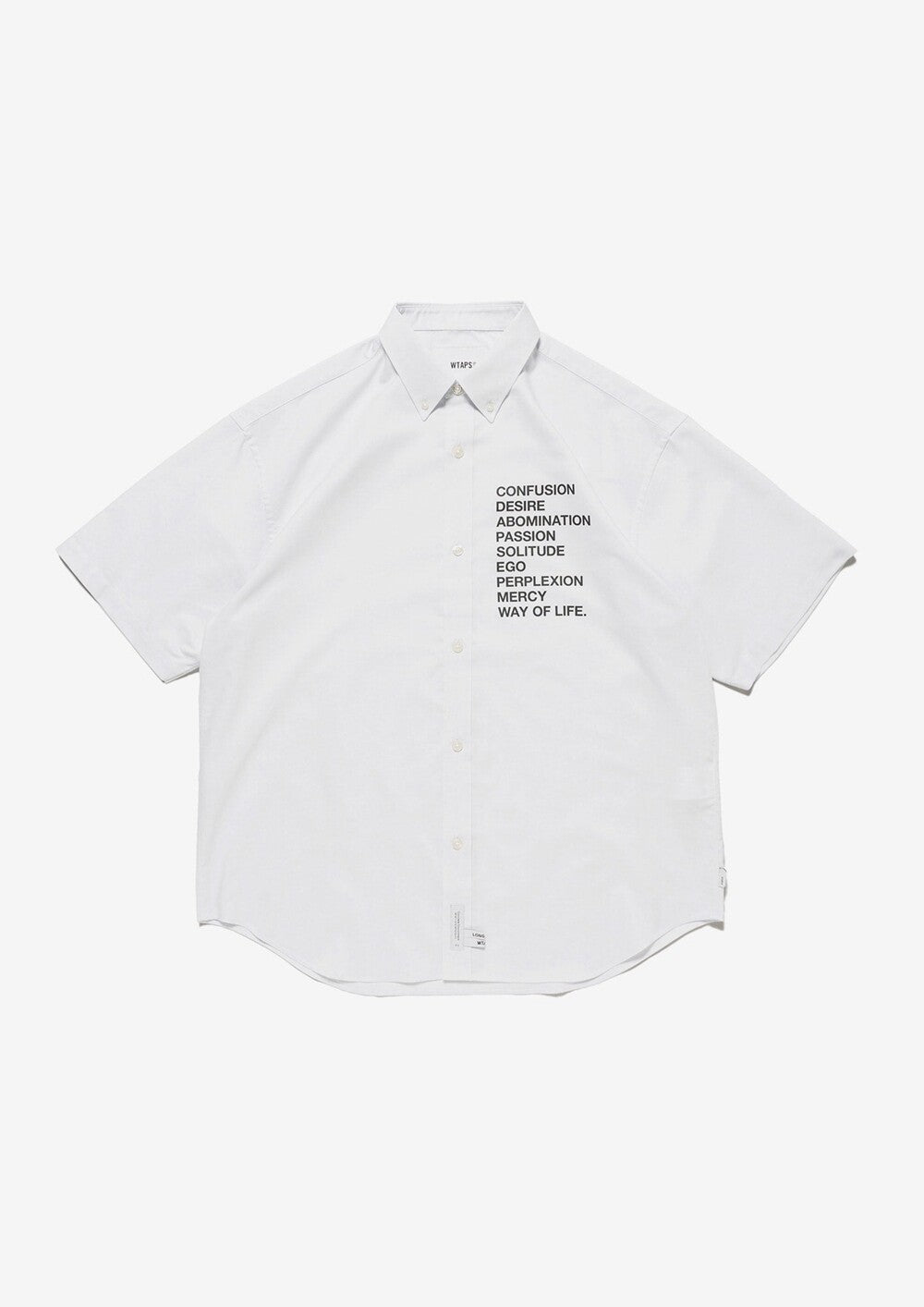 WTAPS BD SS CTPL OXFORD SHIRT 261CWDT-SHM05