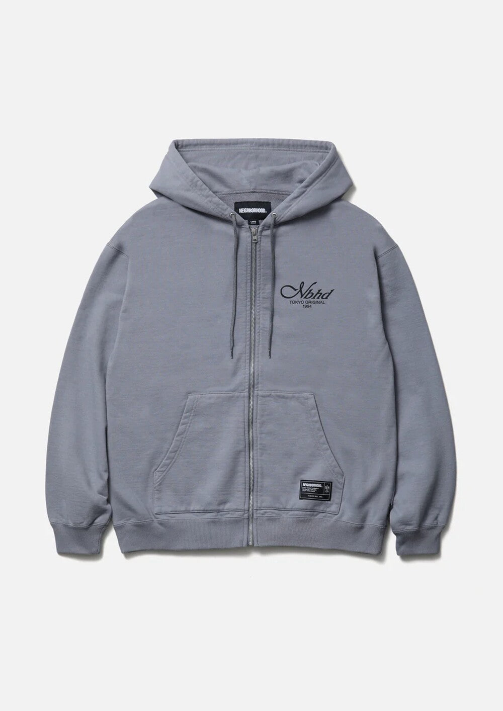 NEIGHBORHOOD STAPLE SWEAT ZIP HOODIE LS 261UWNH-CSM09