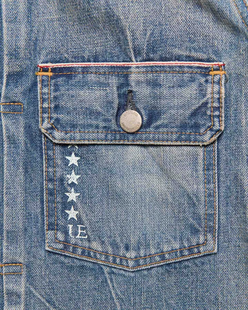 U.E. DAMAGED DENIM TRUCKER JACKET UE-262024