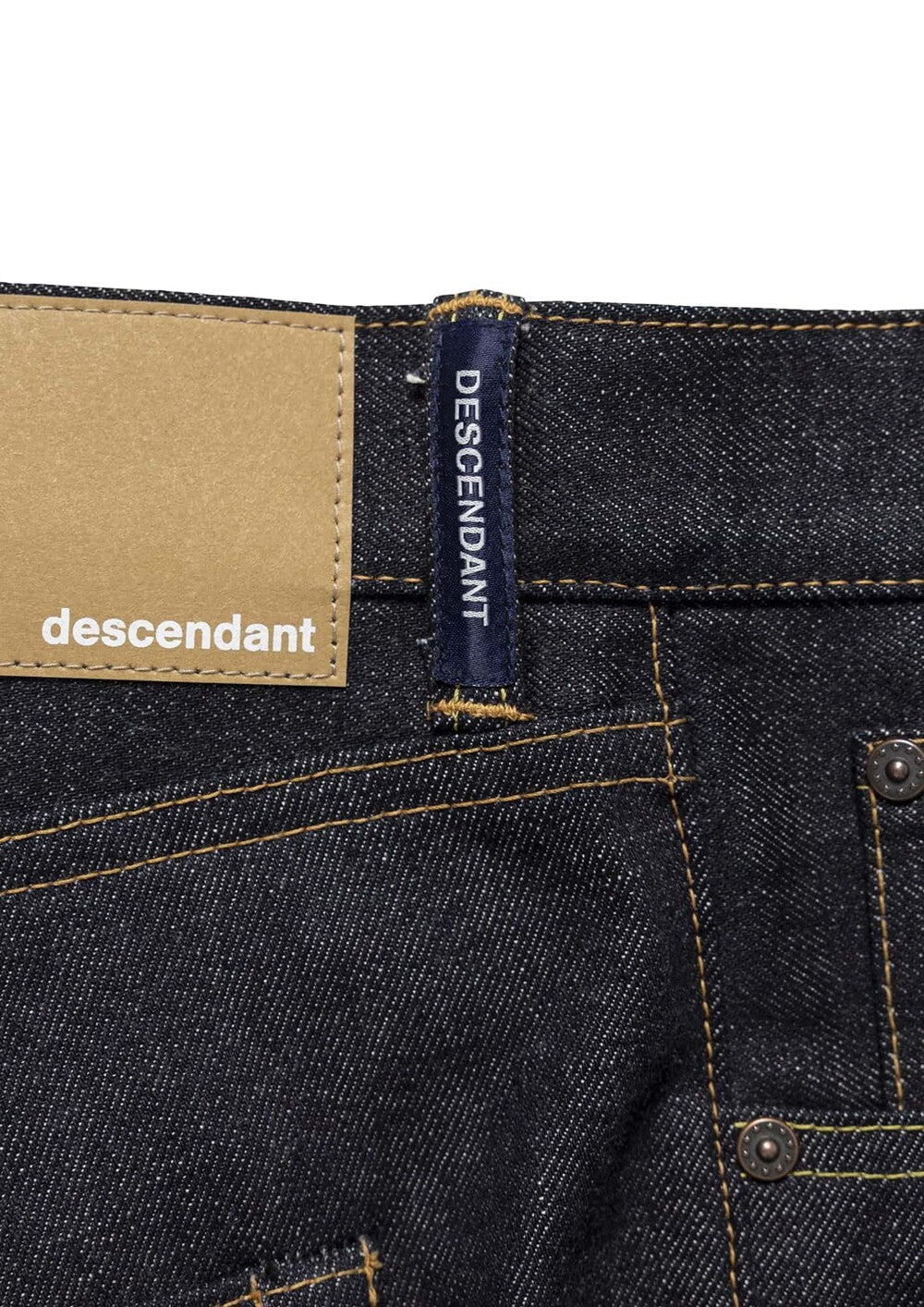 DESCENDANT SUM84B DENIM TROUSERS STRAIGHT RIGID 262WVDS-PTM04