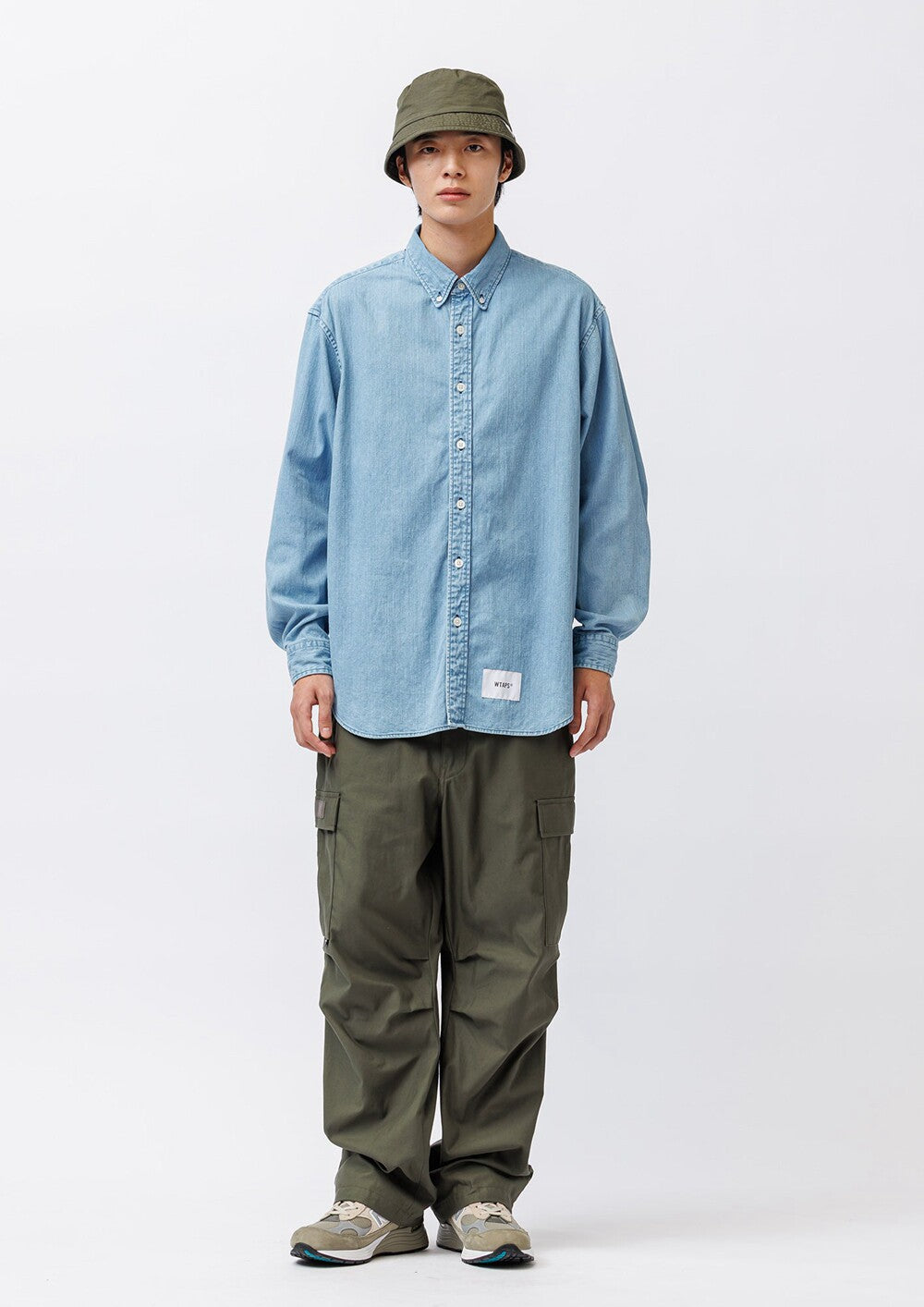 WTAPS BD LS 01 LS COTTON DENIM RF SHIRT 262CWDT-SHM01