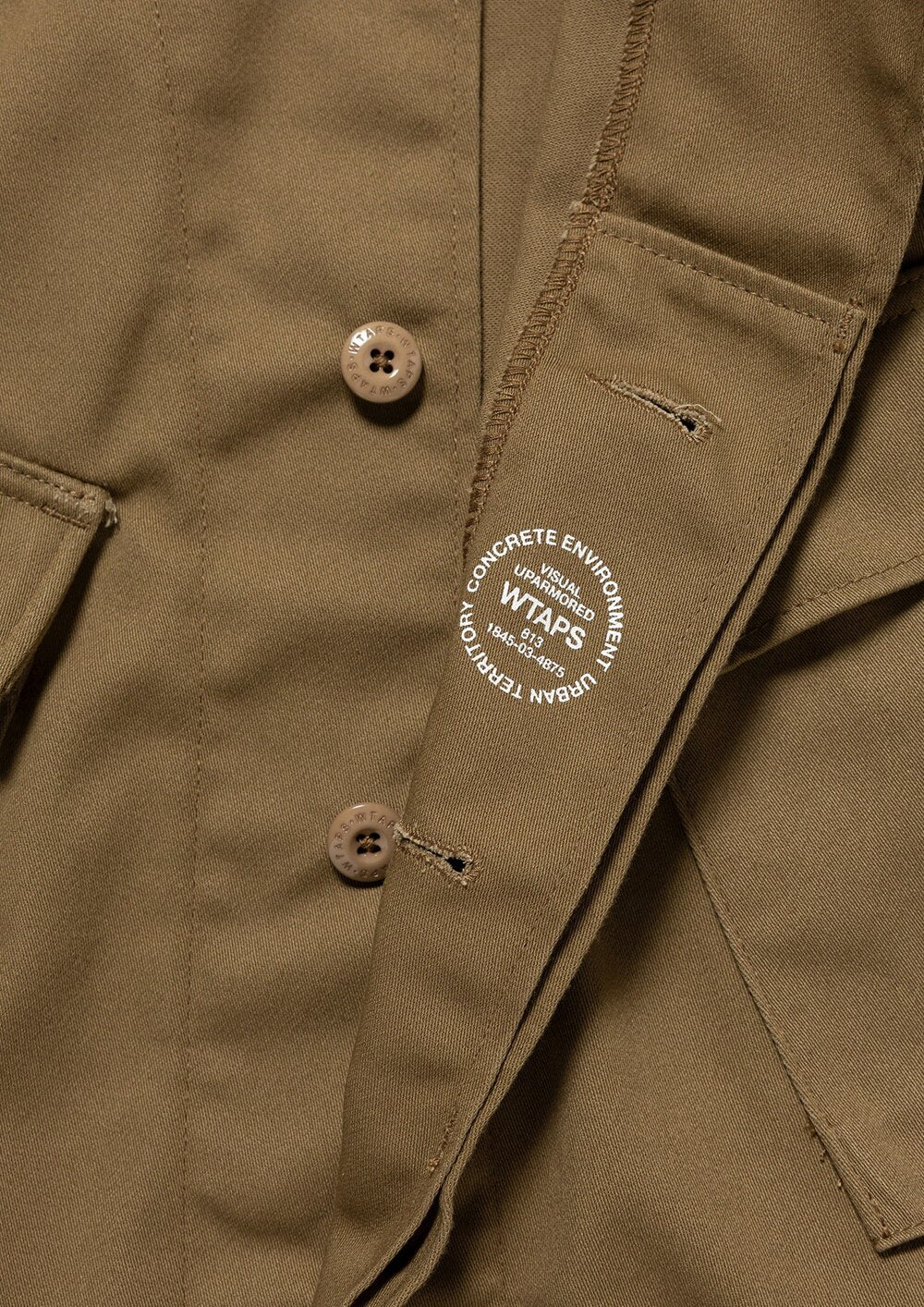 WTAPS JMOD 01 LS CTPL SATIN SHIRT 262WVDT-SHM03