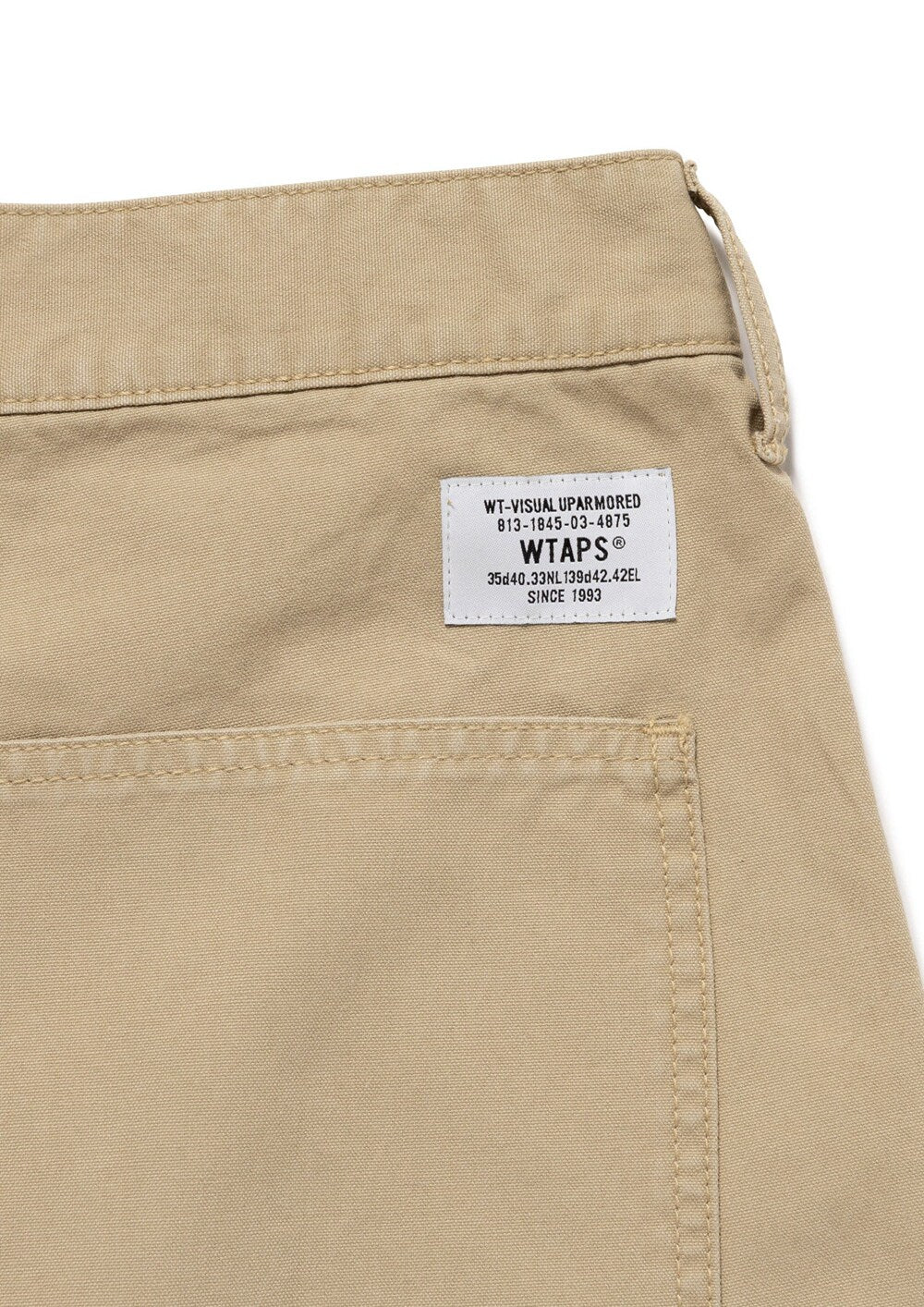 WTAPS ARMSTG2601 CANVAS PAINTER SHORTS 261CWDT-PTM07