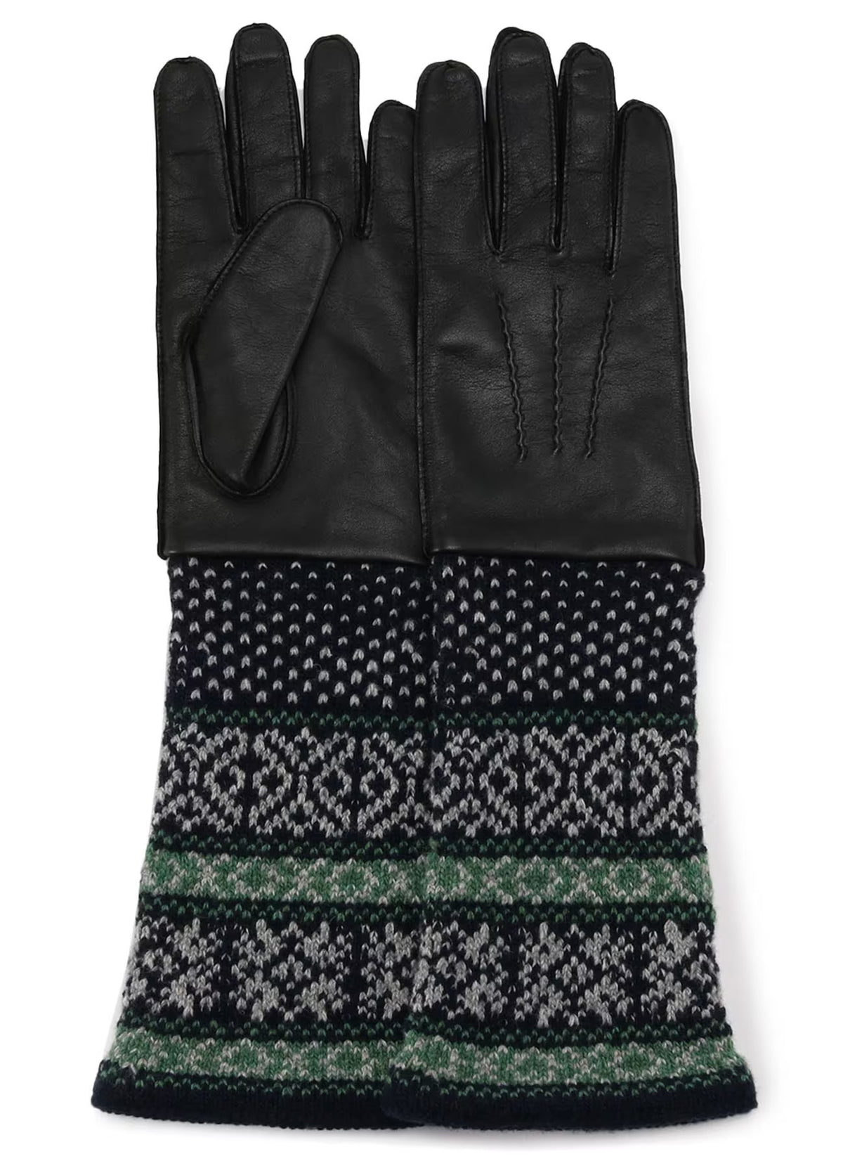 YOHJI YAMAMOTO KNIT CUFF GLOVES HR-W02-866