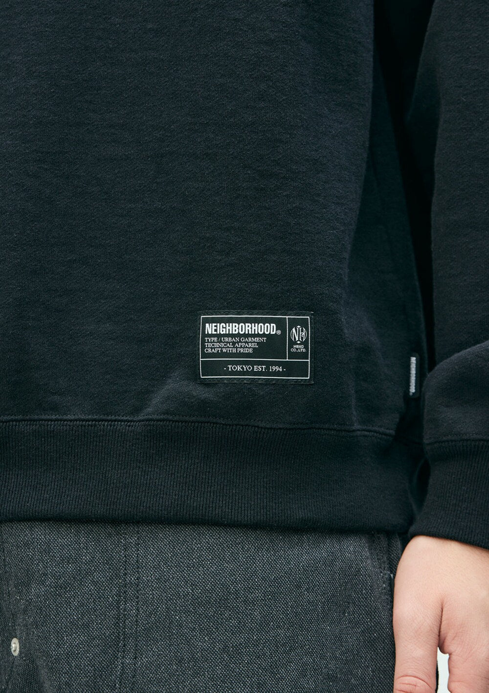 NEIGHBORHOOD STAPLE SWEAT SHIRT LS 261UWNH-CSM07
