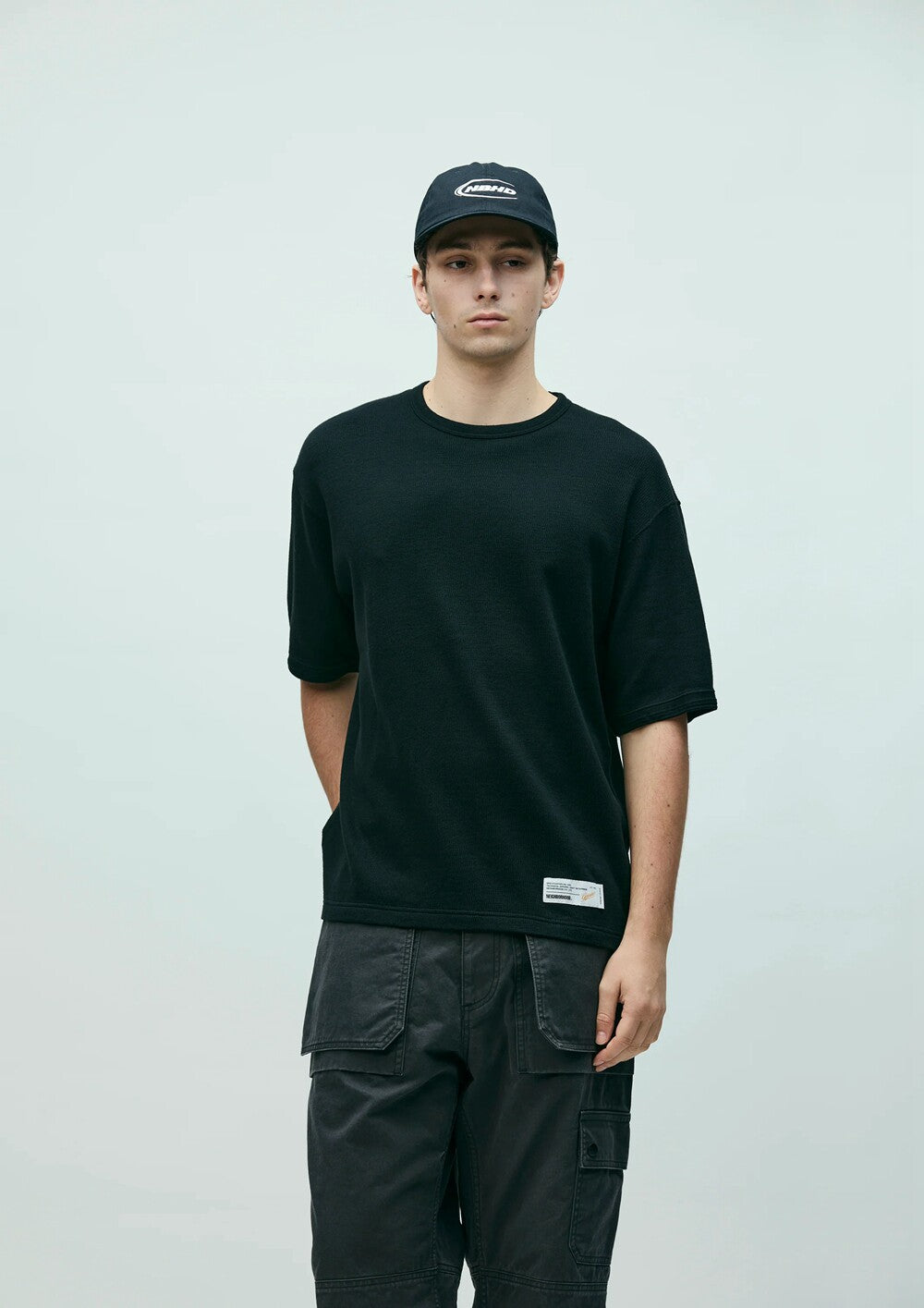 NEIGHBORHOOD HONEYCOMB FABRIC CREWNECK SS 261UWNH-CSM04