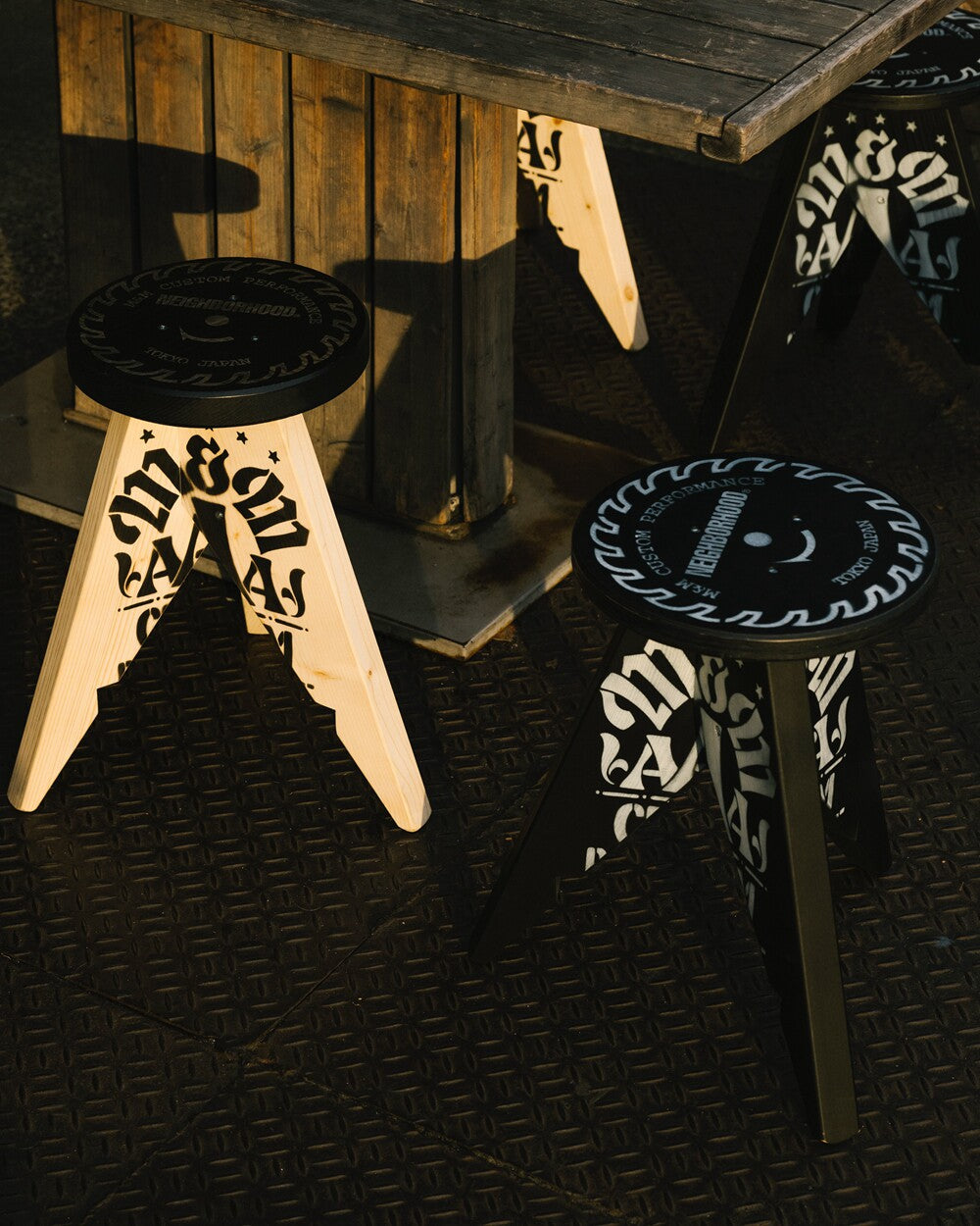 NEIGHBORHOOD NH X M&M . STOOL-2 262MWMMN-AC03